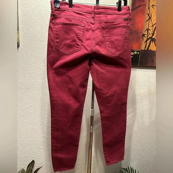 Lucky Brand Ava skinny maroon jeans size 8/29 - Picture 4 of 13